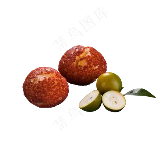 红色荔枝食物真实元素