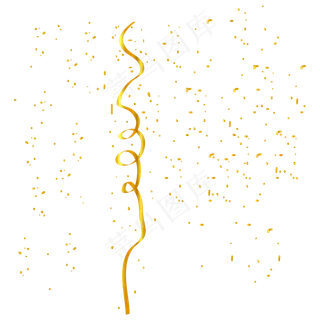 节日庆祝派对礼花碎片,免抠元素