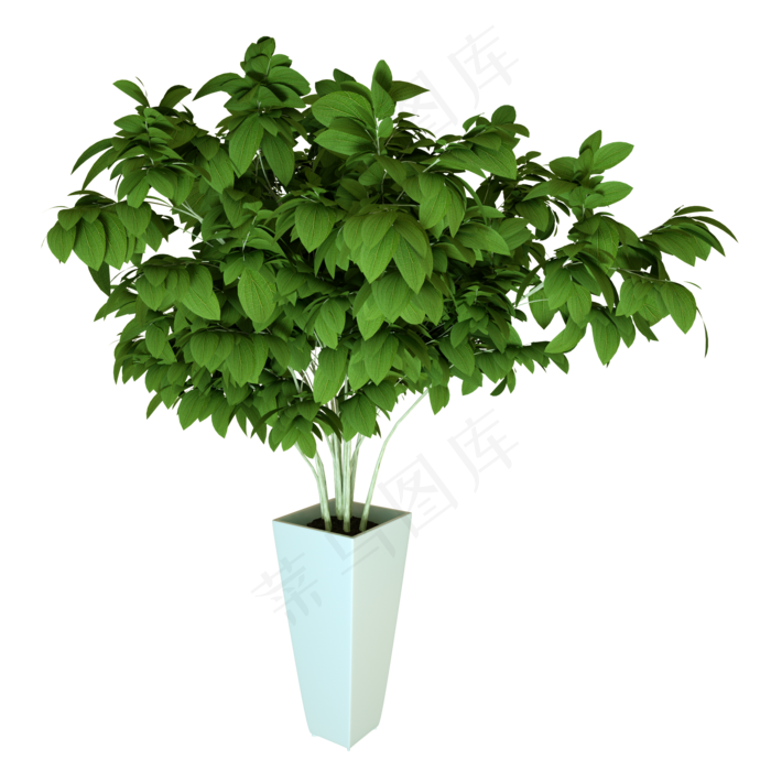 园林植物装修空气,免抠元素
