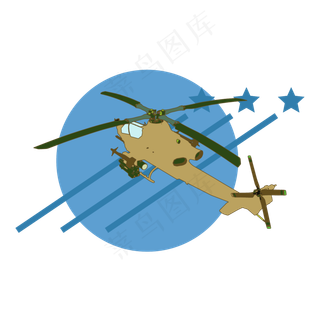 简约扁平卡通建军节空军军用武装