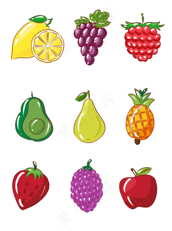 水果葡萄苹果玻璃(3072X4107(DPI:300))psd模版下载