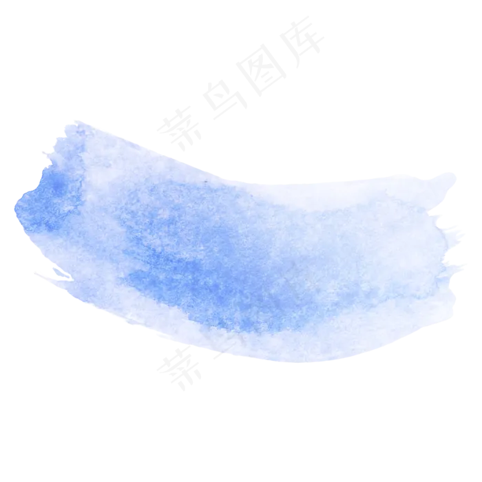 蓝色水墨笔刷(2000X2000(DPI:300))psd模版下载