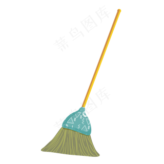 五一劳动节清洁工具扫帚