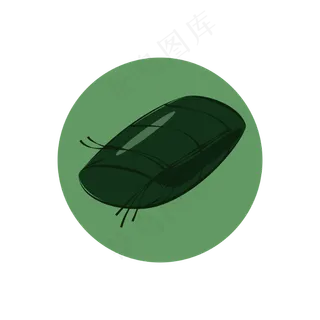 清新端午节日粽子