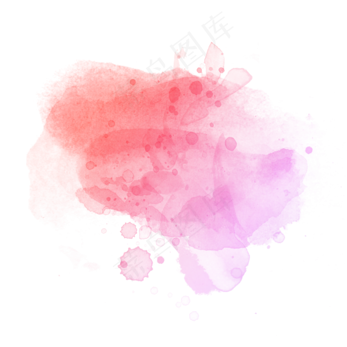 漂亮水彩墨迹装饰(3000X3000(DPI:300))psd模版下载