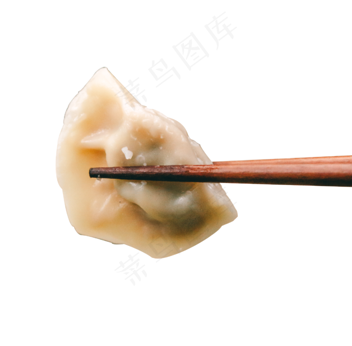 夹起一个饺子,免抠元素