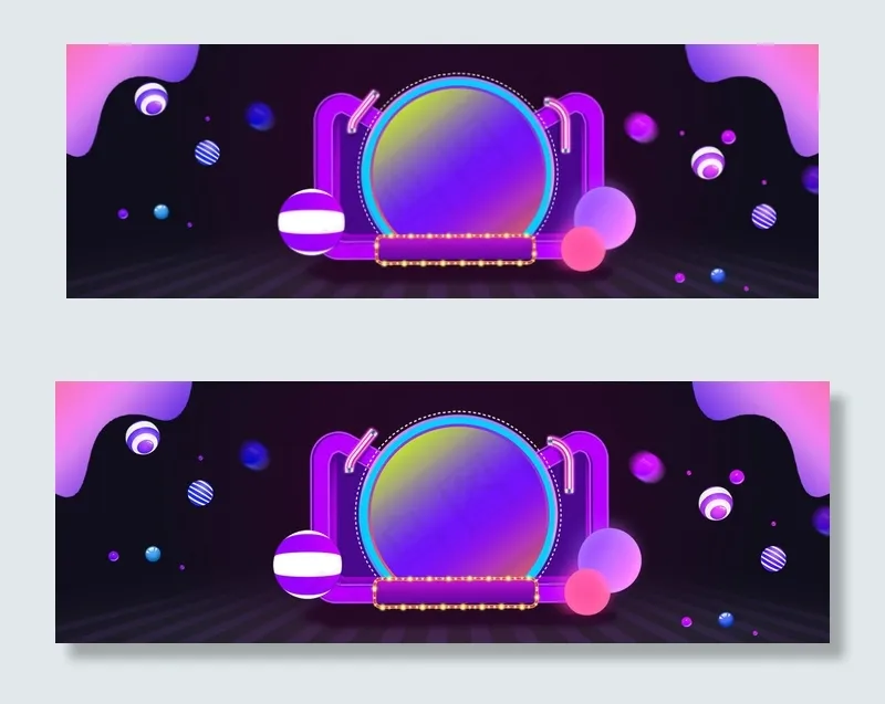 66大促激情狂欢黑色banner(1200*406px 	       )psd模版下载
