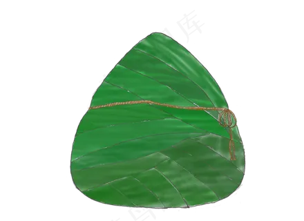 端午节手绘绿色粽子png