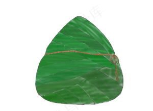 端午节手绘绿色粽子png