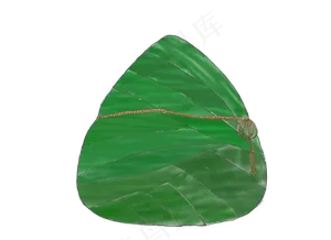 端午节手绘绿色粽子png