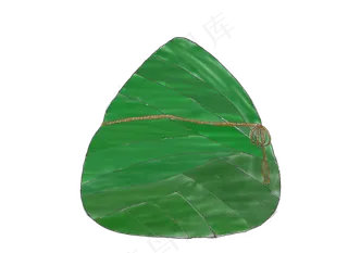 端午节手绘绿色粽子png