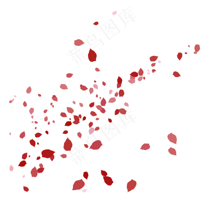 漂浮玫瑰花瓣(2000X2000(DPI:300))psd模版下载