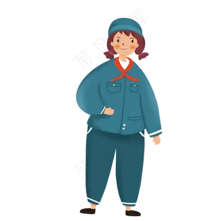 红色娘子军卡通人物