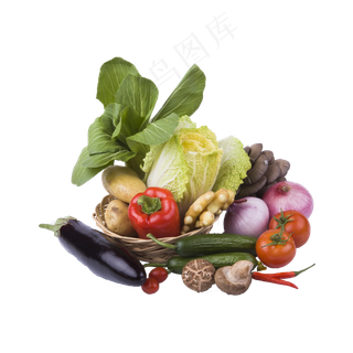 蔬菜组合实拍（png免抠）