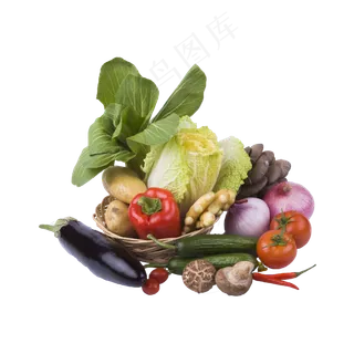 蔬菜组合实拍（png免抠）