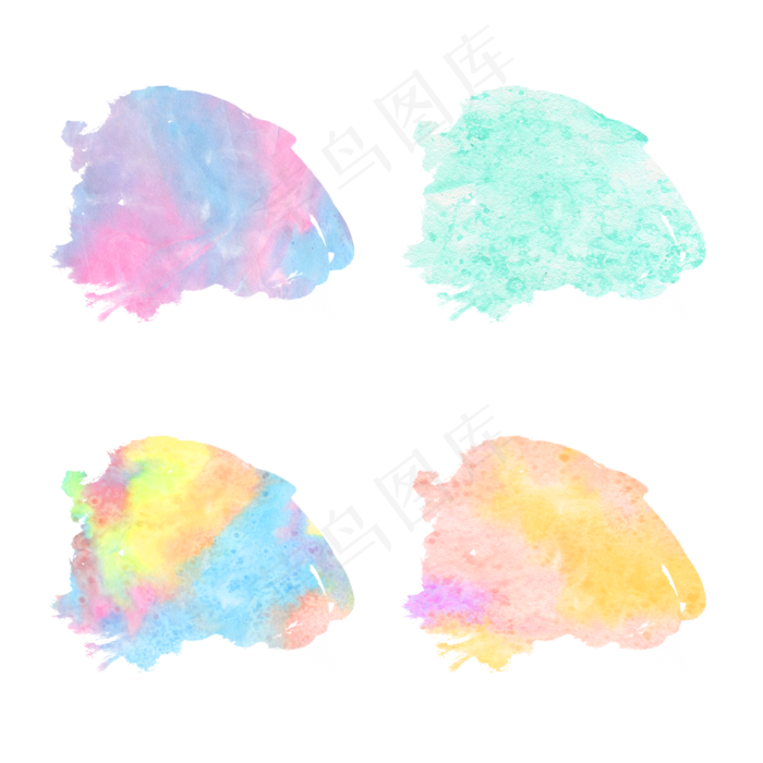 梦幻水彩粉彩笔刷(2000X2000(DPI:72))psd模版下载