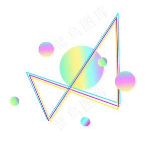 简约科技渐变矢量图