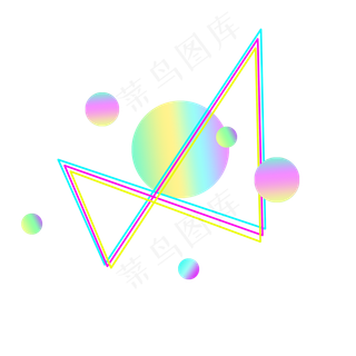 简约科技渐变矢量图