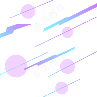 几何渐变线条电商促销装饰元素