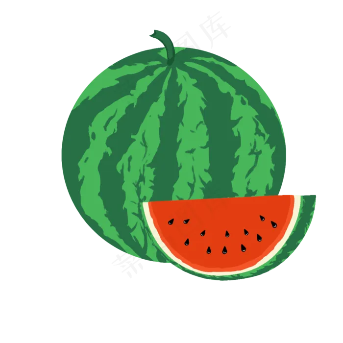 夏季西瓜水果(2000X2000(DPI:300))psd模版下载