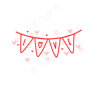 节日装饰彩旗组合