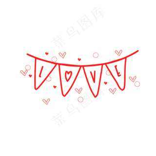 节日装饰彩旗组合