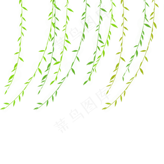 漂浮柳叶清明节