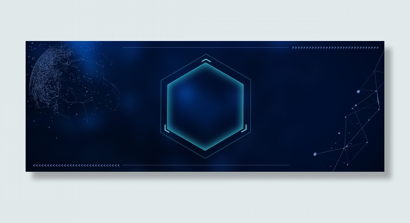 蓝色科技智能未来电商banner