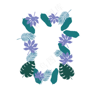 夏季夏天夏至卡通植物免扣素材