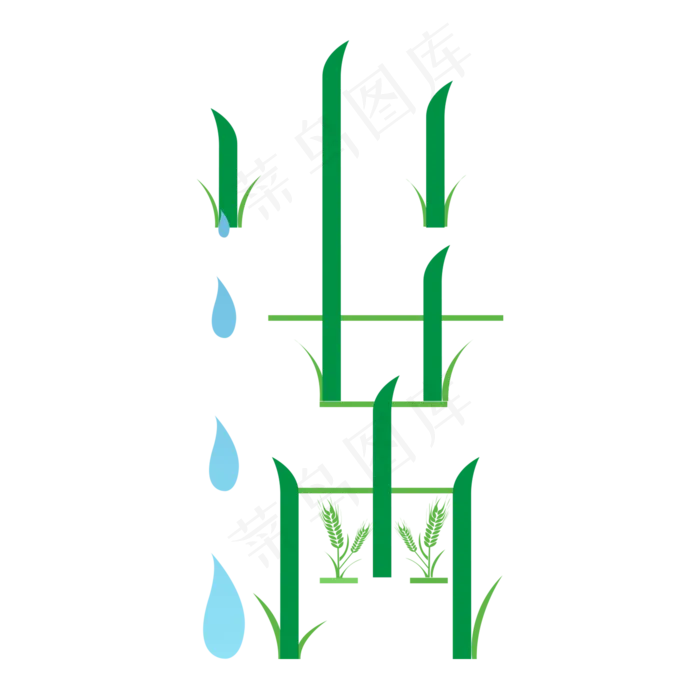 创意字艺术字小满节气二十四节气设计创意(2000X2000)ai矢量模版下载