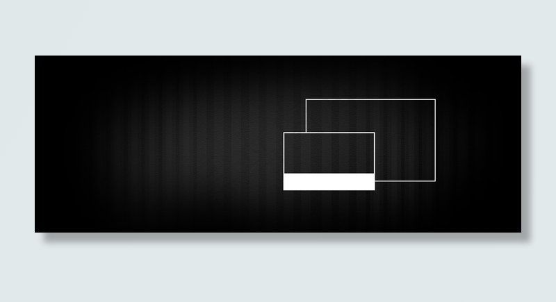 黑色背景男装banner海报