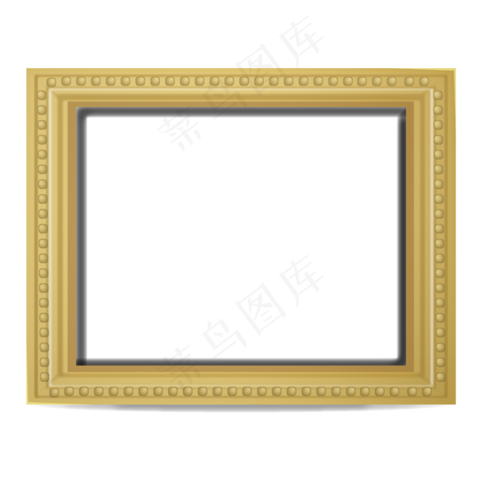 黄色装饰古风边框