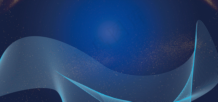 蓝色质感科技光线背景