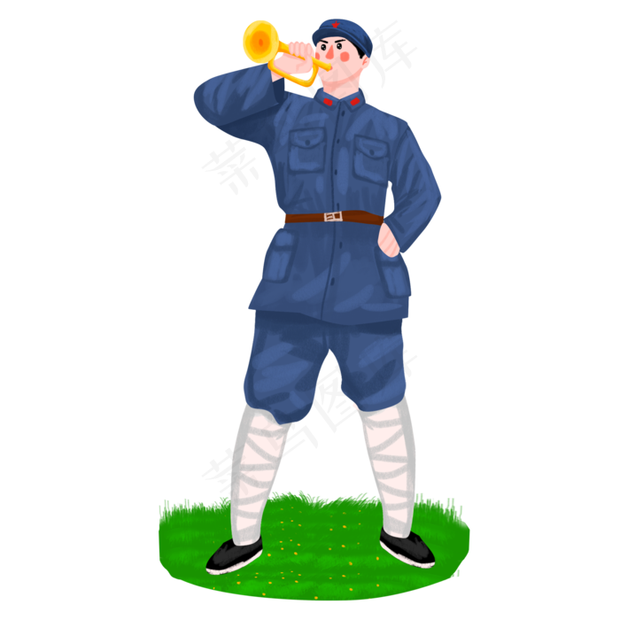 穿好觉的军人(2000X2000(DPI:300))psd模版下载