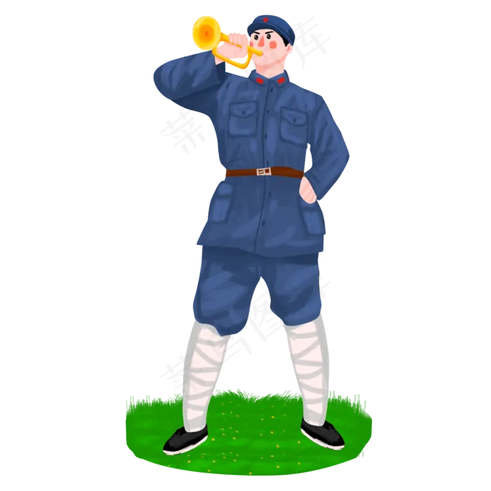 穿好觉的军人(2000X2000(DPI:300))psd模版下载
