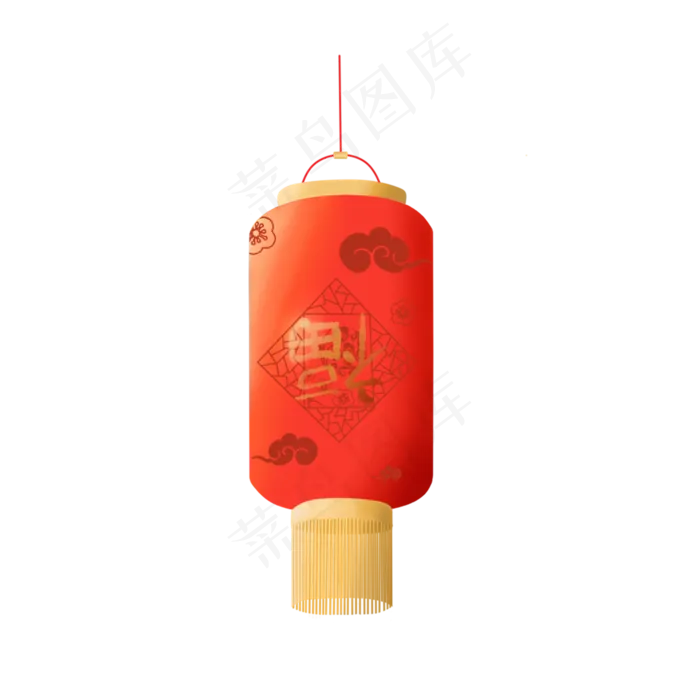 福字灯笼,免抠元素