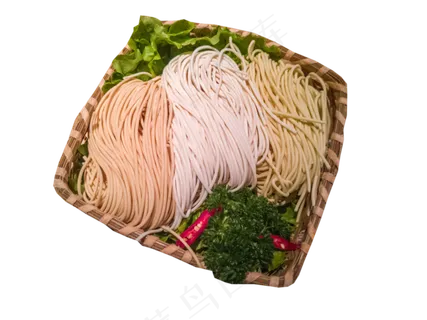 面条青菜辣椒蔬菜,免抠元素 面条青菜辣椒蔬菜,免抠元素