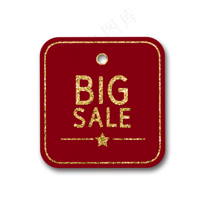 红色促销吊牌14