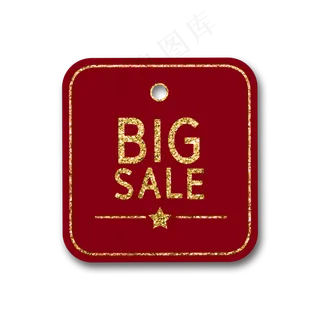 红色促销吊牌14