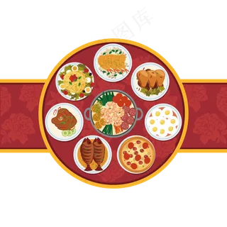 新年年夜饭火锅,免抠元素 新年年夜饭火锅,免抠元素