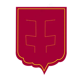 卡通矢量紫色军旗,免抠元素