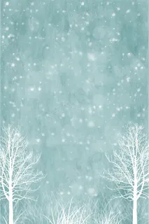 大寒树林下雪psd分层banner