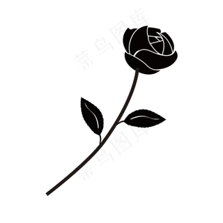 玫瑰剪影