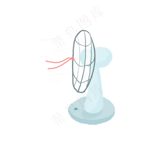 一台落地电风扇