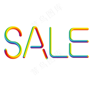 立体彩虹字拍卖英文