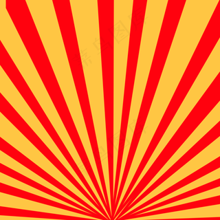 青年红黄五四青年节放射光纤放射,免抠元素