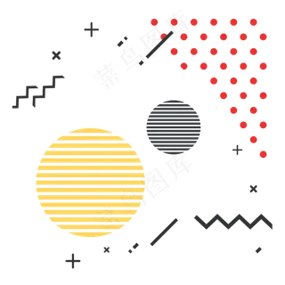 孟菲斯潮流创意抽象