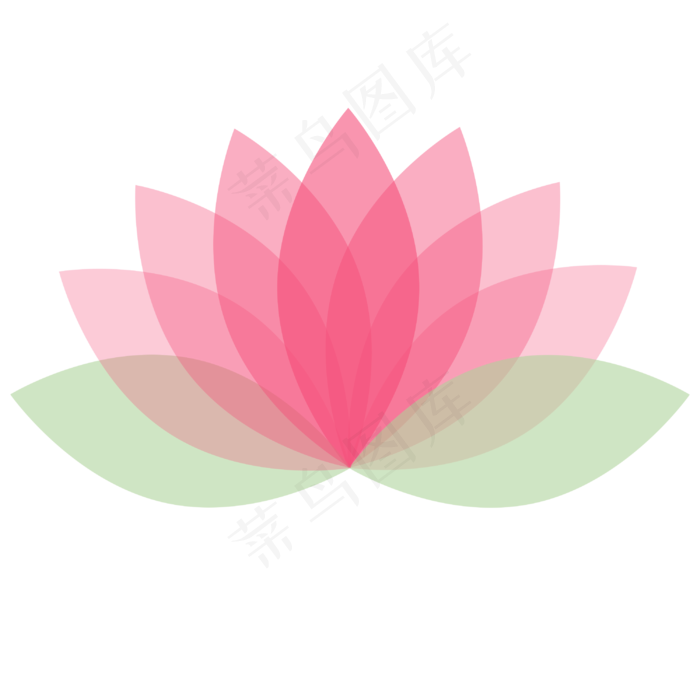 唯美粉色荷花(3000X3000(DPI:300))psd模版下载