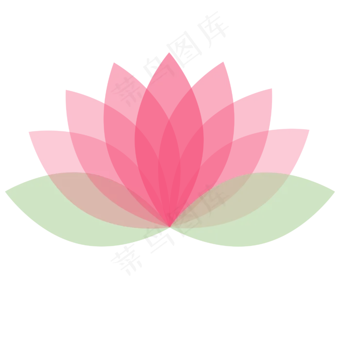 唯美粉色荷花(3000X3000(DPI:300))psd模版下载