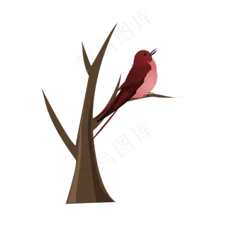 矢量卡通免扣小鸟,免抠元素